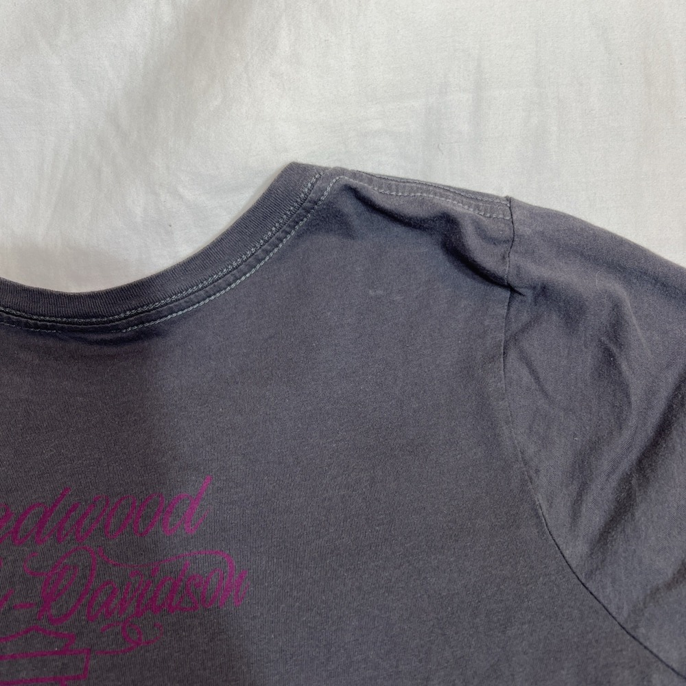 Harley Davidson Sturgis 2016 76th Annual Rally Eagle Rhinestone Gray T-Shirt L - Picture 9 of 9